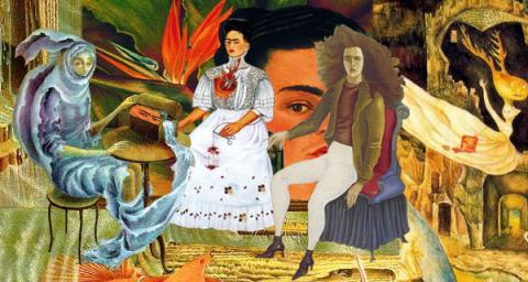 La trinidad del arte, R.Varo, L.Carrington y F. Kahlo